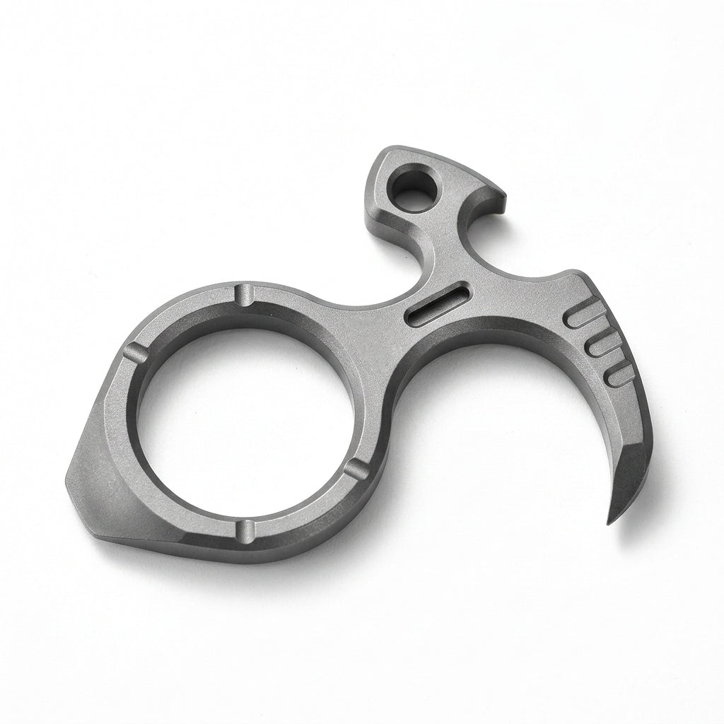 Titanium Talon EDC Finger Ring Multi-Tool with Bottle Opener & Pry Tip
